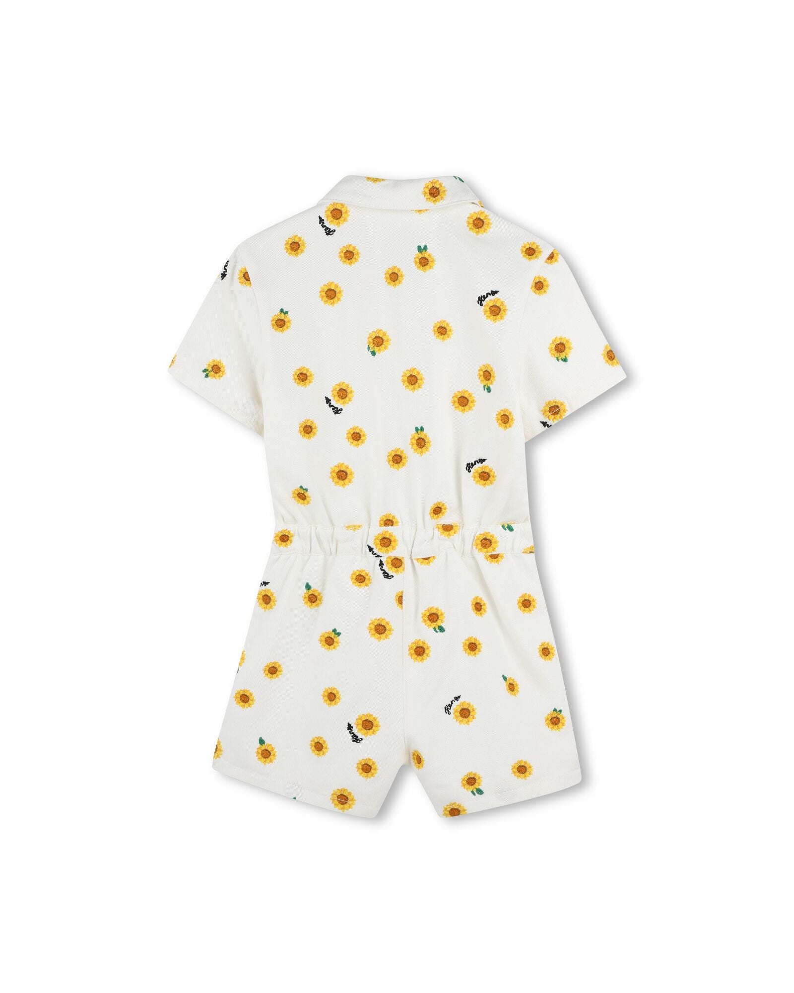 Combi-short en sergé - Offwhite
