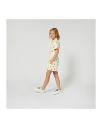 Combi-short en sergé - Offwhite