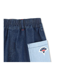Short en denim - Stone