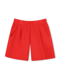 Short à taille élastiquée - Rouge Vif