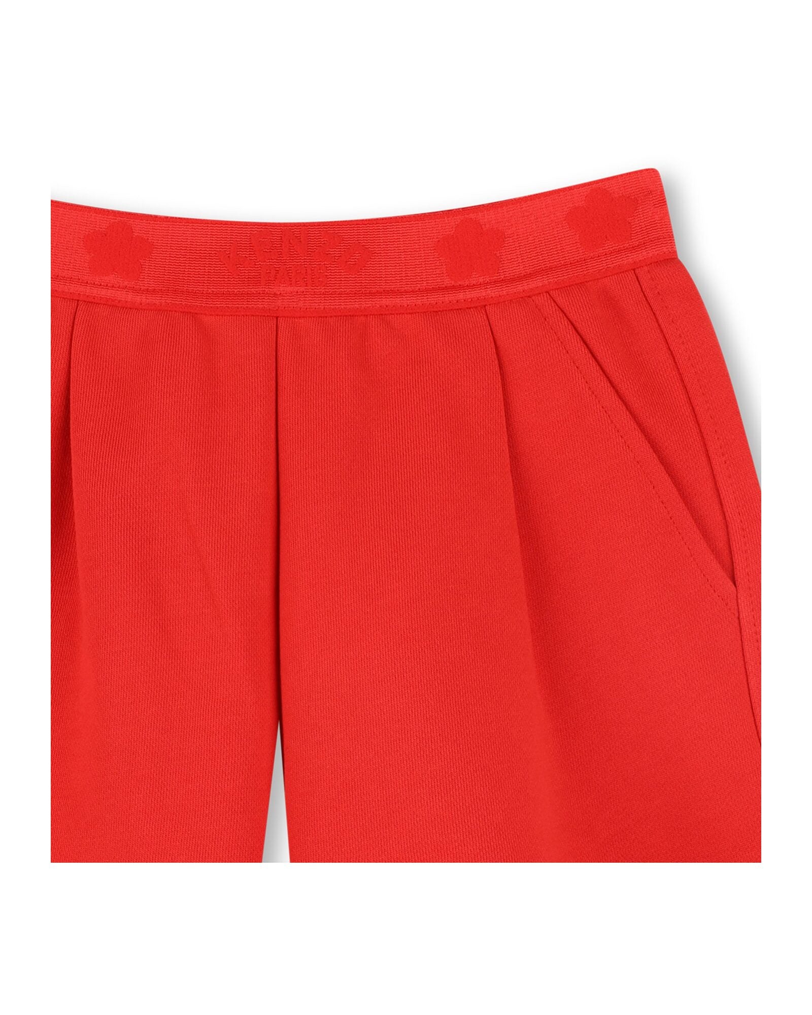 Short à taille élastiquée - Rouge Vif