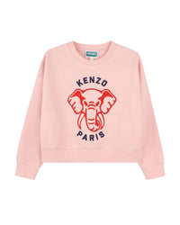 Sweatshirt avec broderie en coton - English Rose