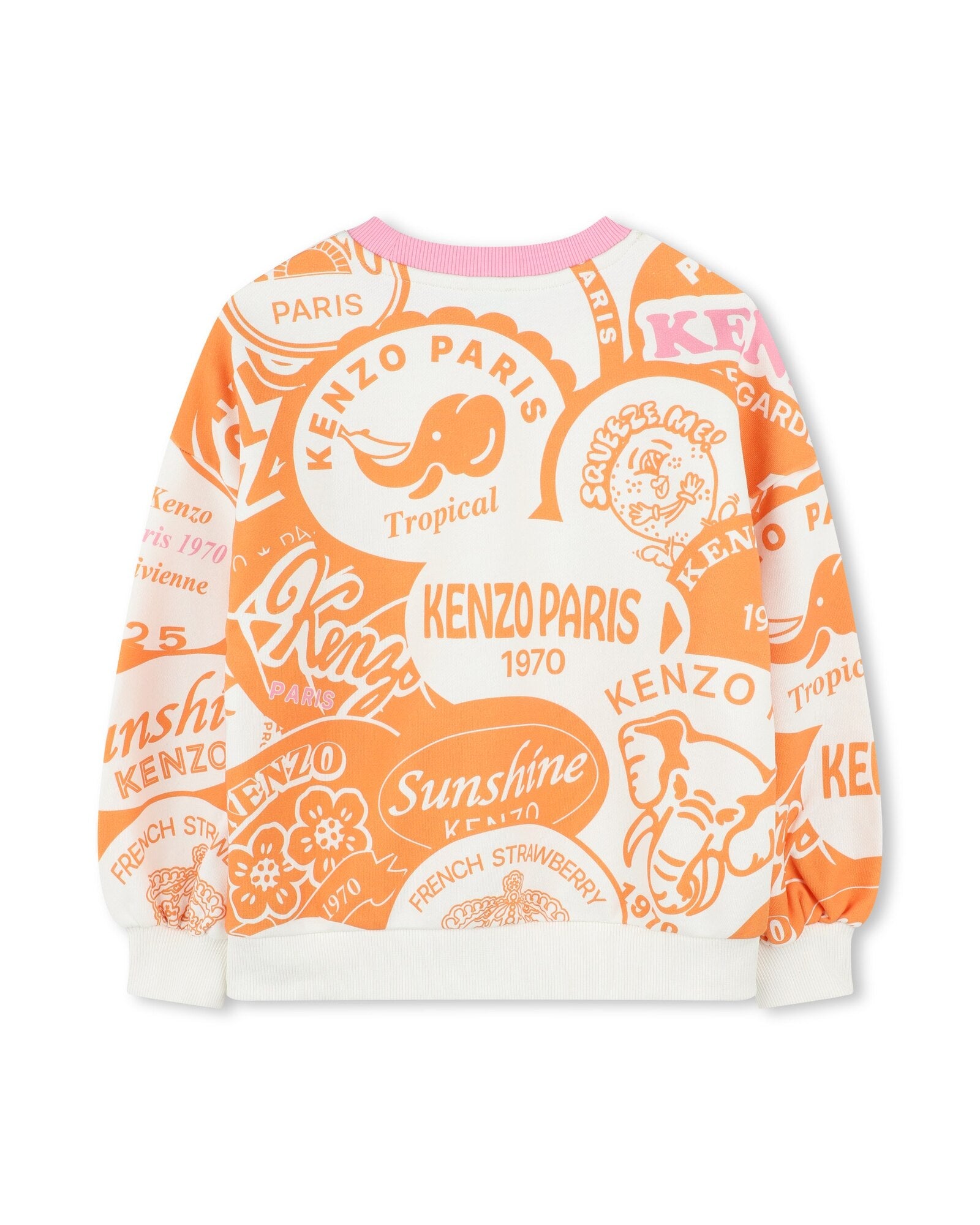 Sweatshirt en imprimé - Orange