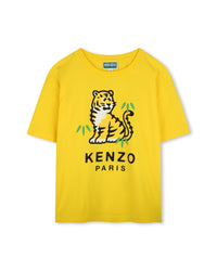 Printed T-shirt - Taxi Yellow