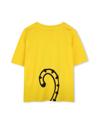 T-shirt à imprimés siglé - Jaune Taxi