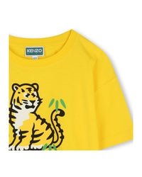 T-shirt à imprimés siglé - Jaune Taxi