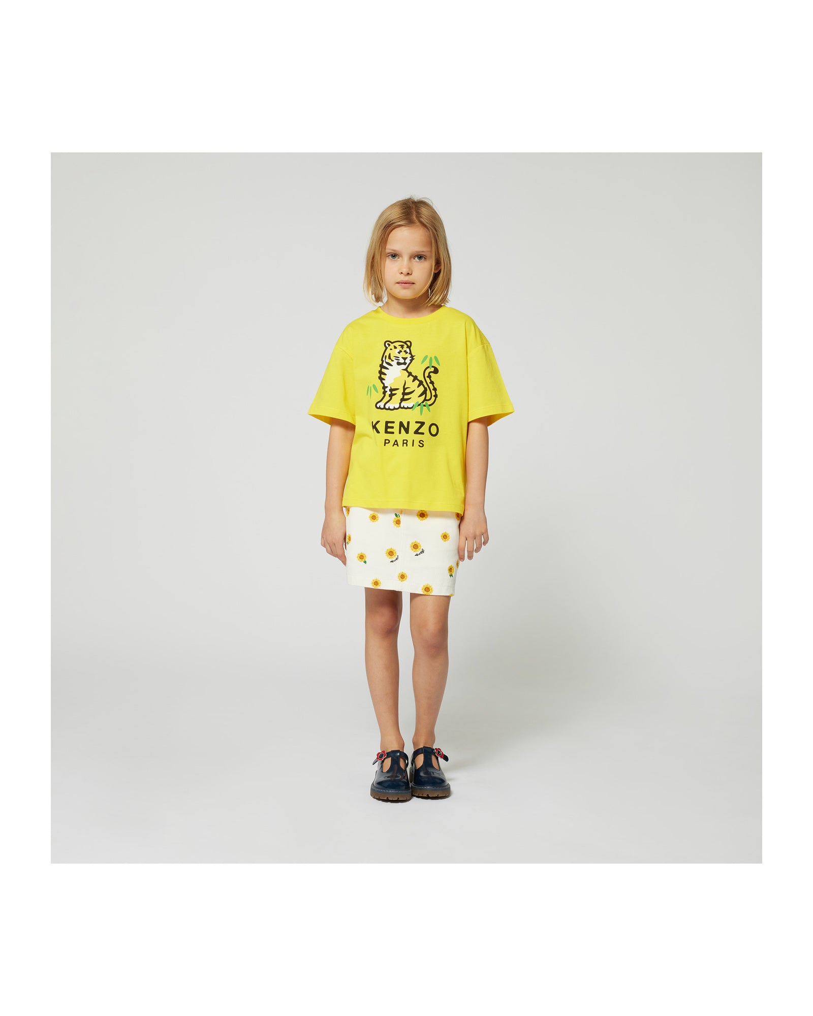 Printed T-shirt - Taxi Yellow