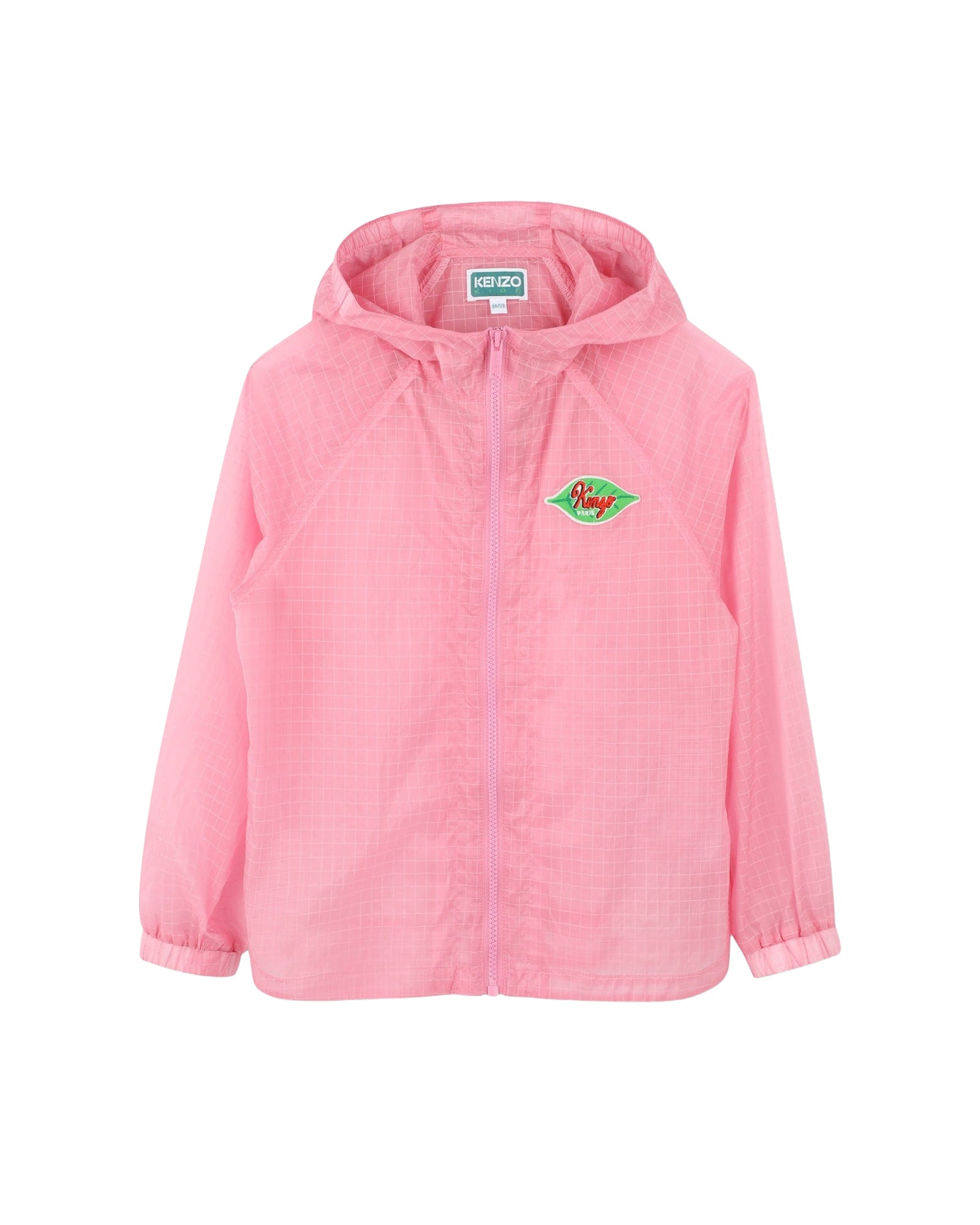 Veste coupe-vent à capuche - Rose Friandi