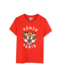 T-shirt en imprimé siglé - Rouge Vif