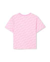 Cotton print T-shirt - Rose Friandi