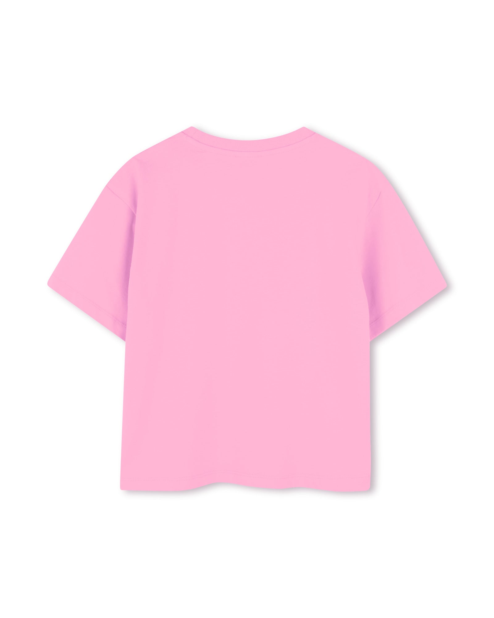T-shirt à imprimé siglé en coton - Rose Friandi