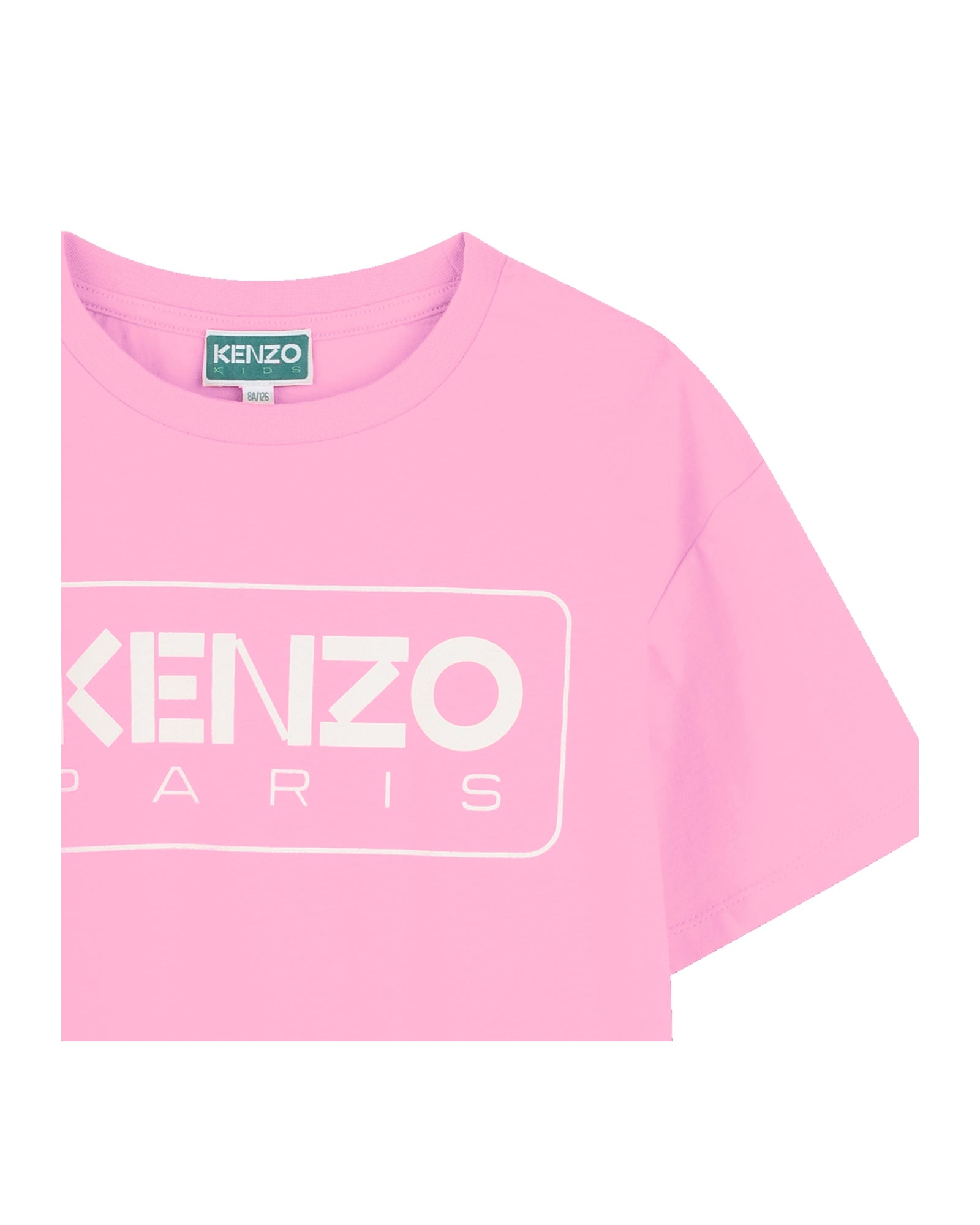T-shirt à imprimé siglé en coton - Rose Friandi
