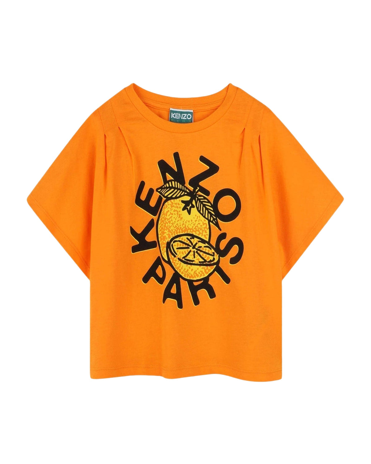 T-shirt en imprimé siglé - Orange