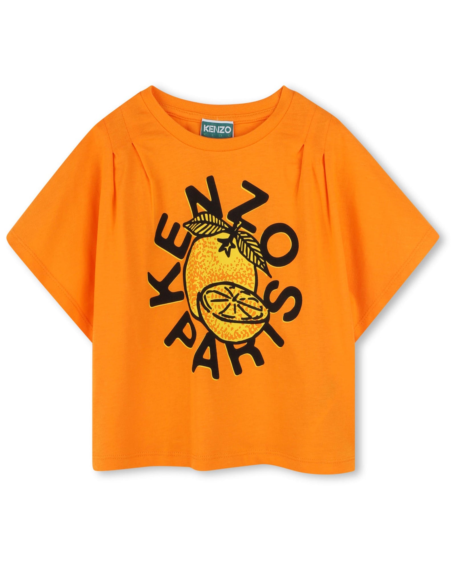 T-shirt en imprimé siglé - Orange