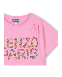 T-shirt en imprimé siglé - Rose Friandise