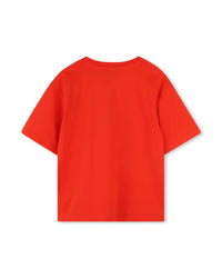 T-shirt en imprimé siglé - Rouge Vif