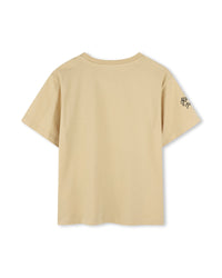 T-shirt à imprimé siglé en coton - Corde