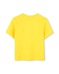 T-shirt with embroidery - Taxi Yellow