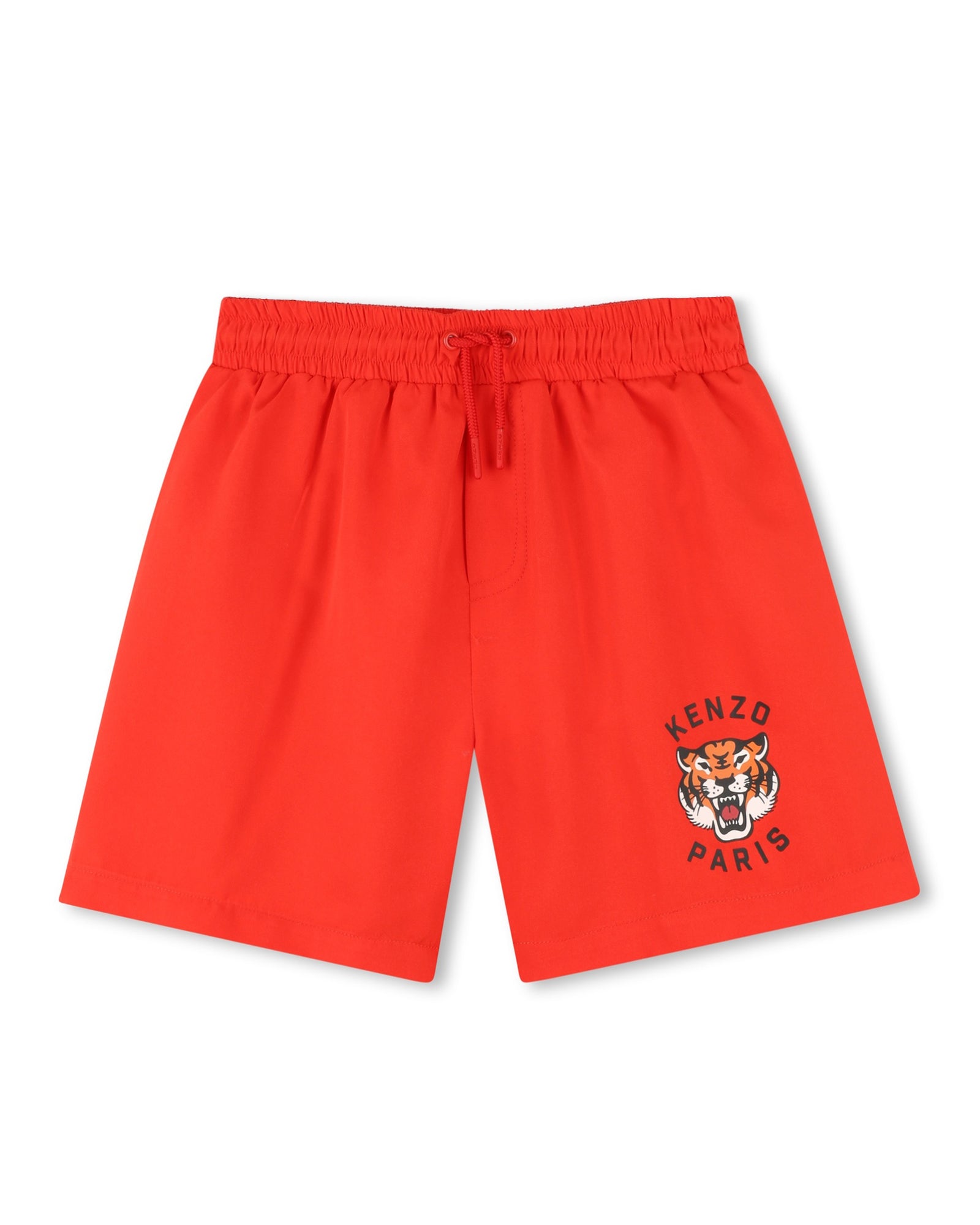 Short à taille élastiquée - Rouge Vif
