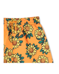 Short à taille élastiquée - Orange