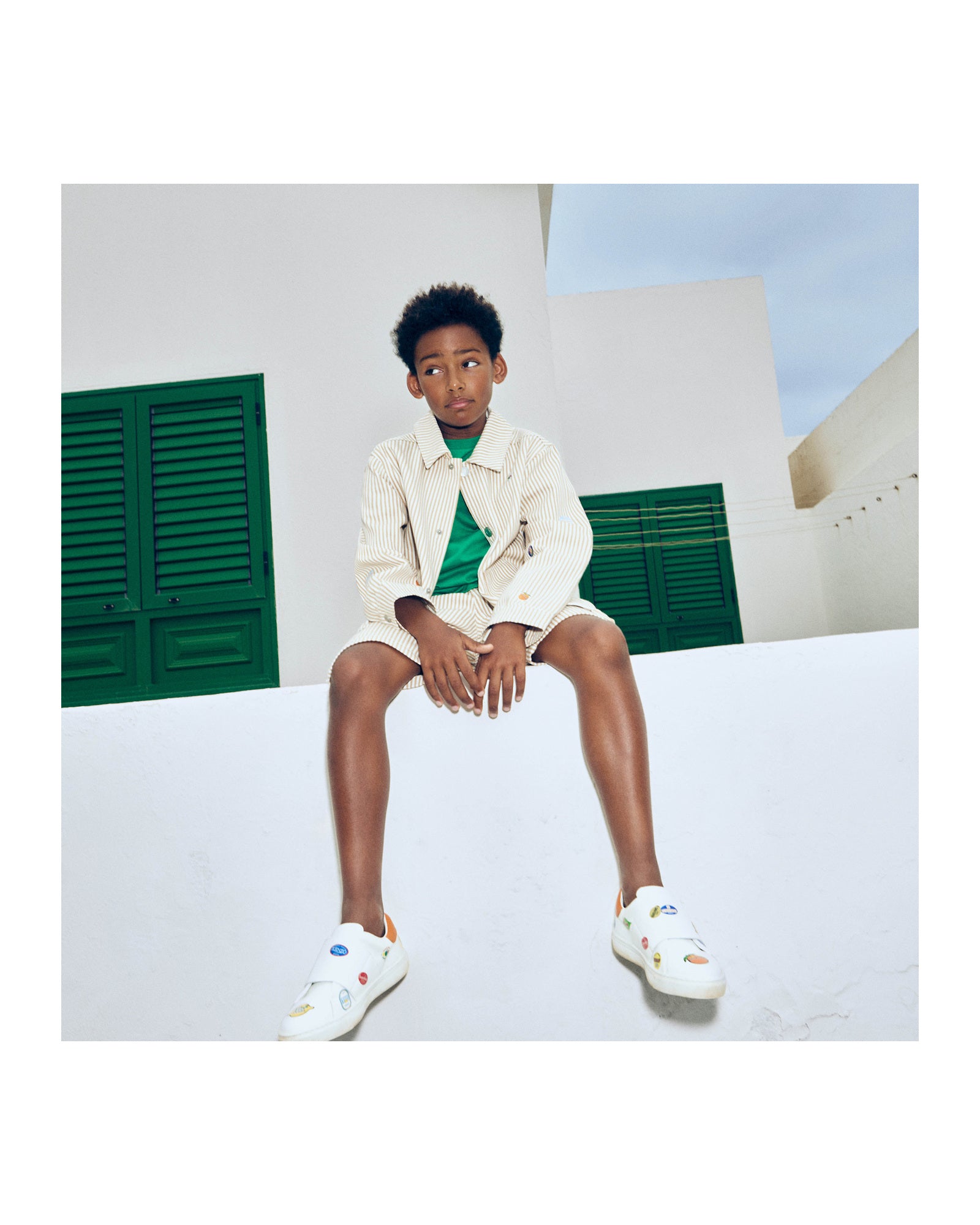 Bermuda en sergé - Pale Trench