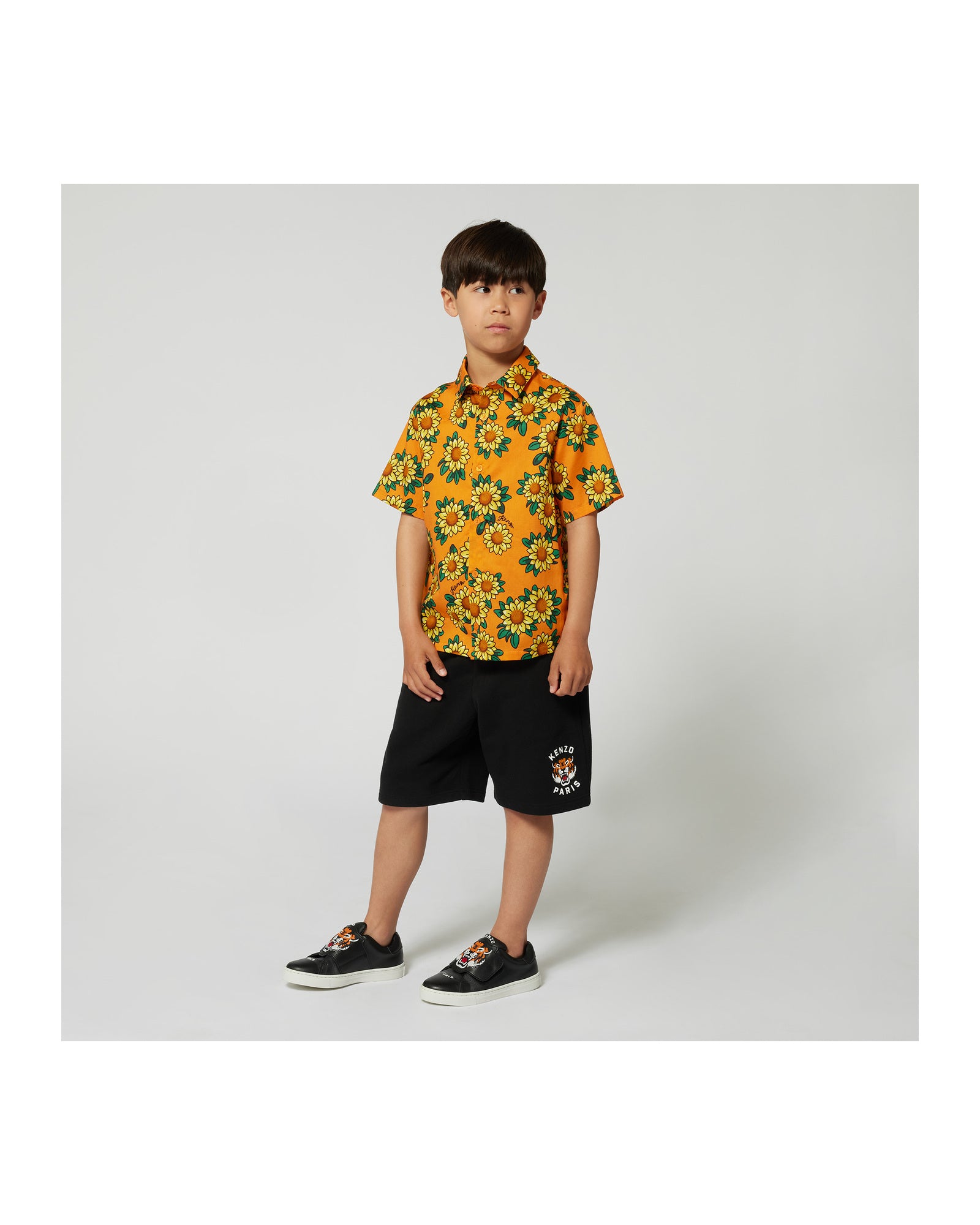 Chemise en imprimé - Orange