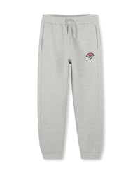 Trousers with elasticated waistband - Light Heather Grey