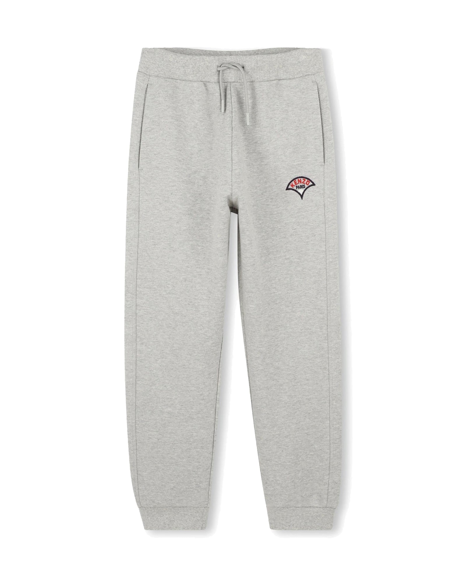 Trousers with elasticated waistband - Light Heather Grey