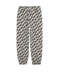 Pantalon à taille élastiquée en coton - Off White