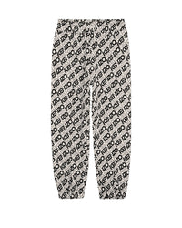 Pantalon à taille élastiquée en coton - Off White