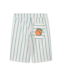 Bermuda à taille élastiquée - Loden