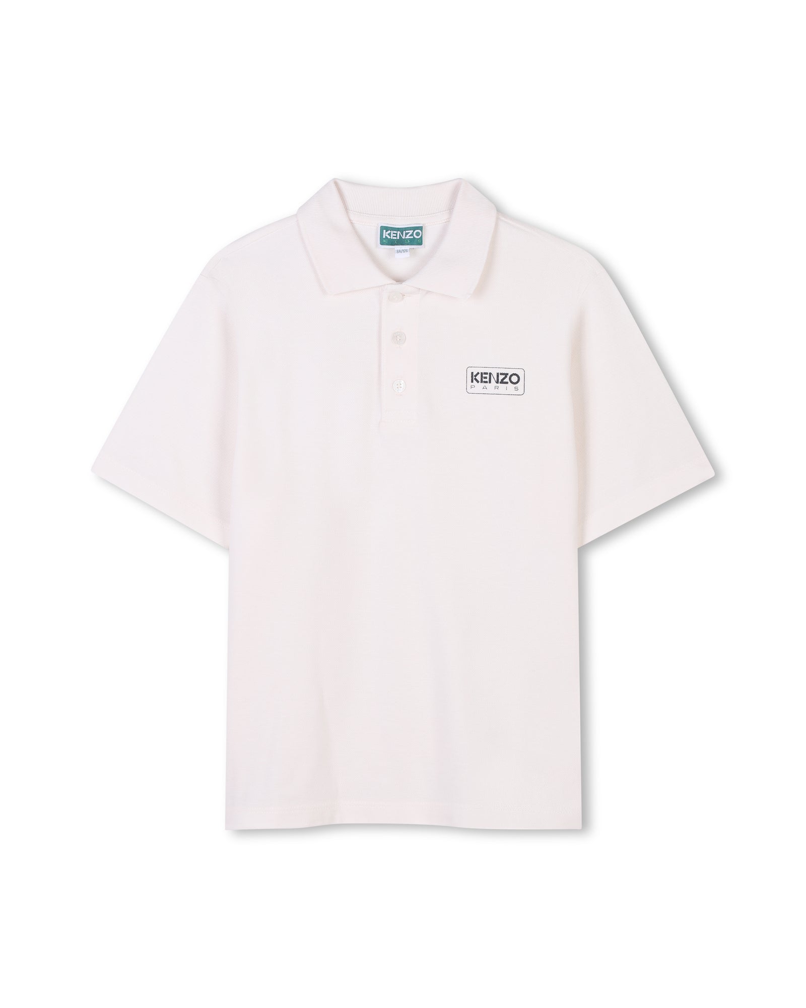 Polo à manches courtes en coton - Off White