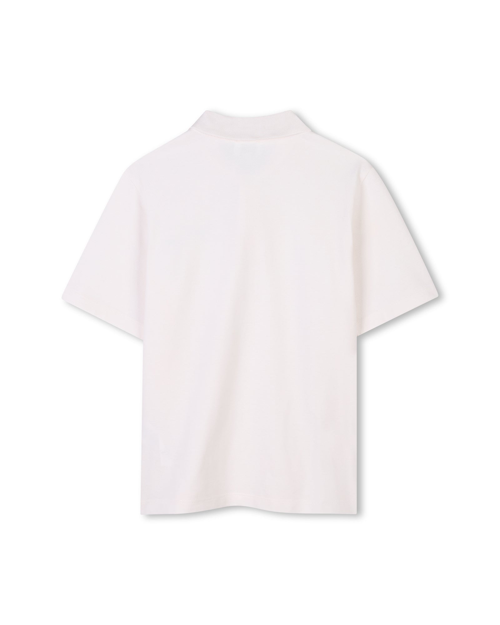 Polo à manches courtes en coton - Off White