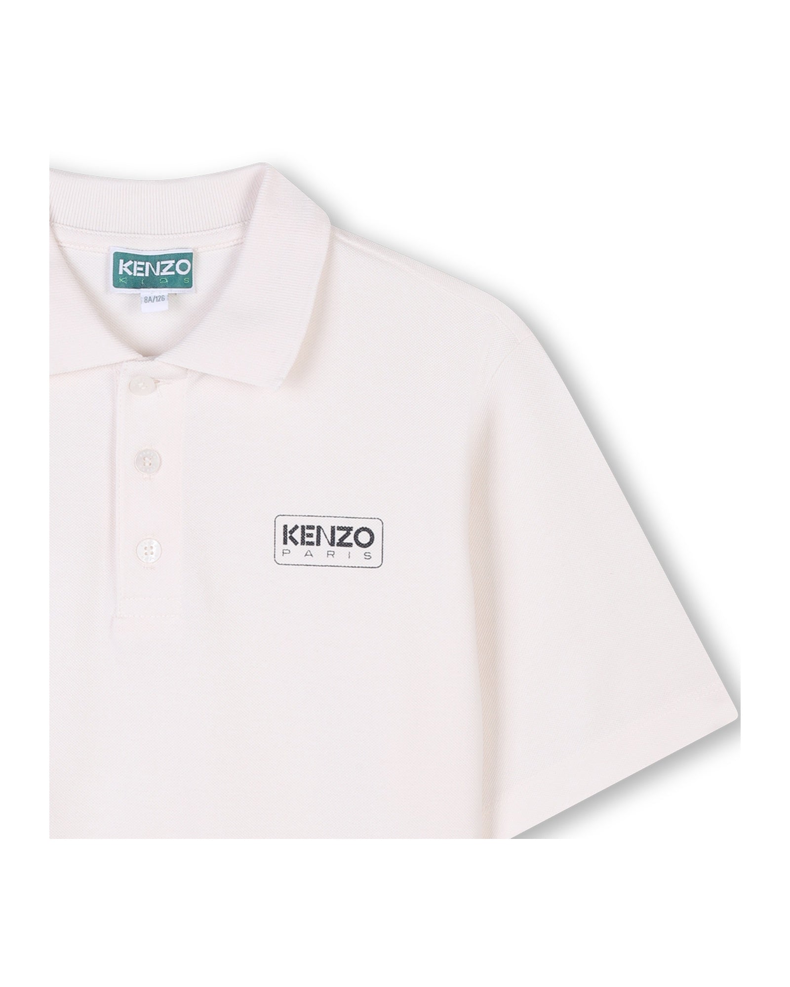 Polo à manches courtes en coton - Off White