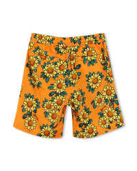 Bermuda à taille élastiquée - Orange