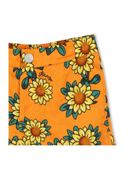 Bermuda à taille élastiquée - Orange