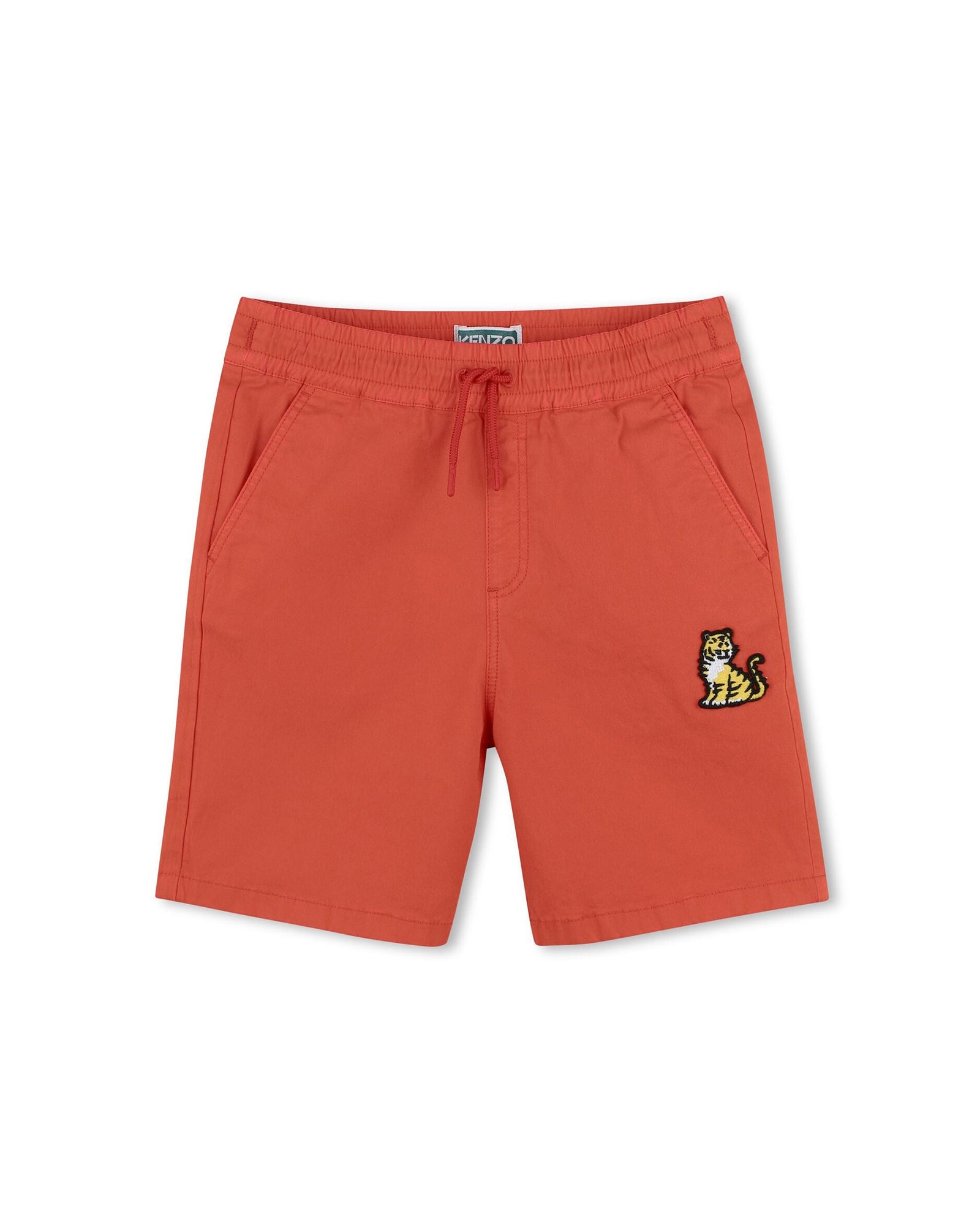 Bermuda en sergé - Rouge Vif