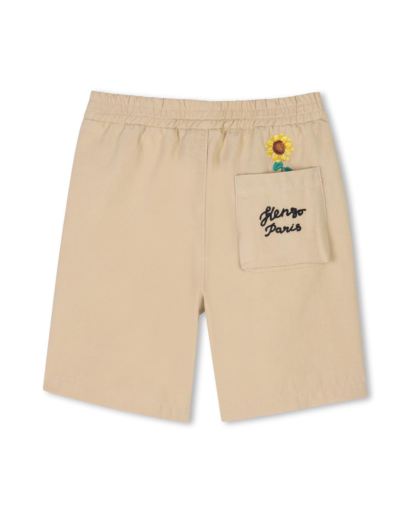 Bermuda à taille élastiquée - Corde