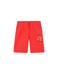 Bermuda avec logo en coton - Piment