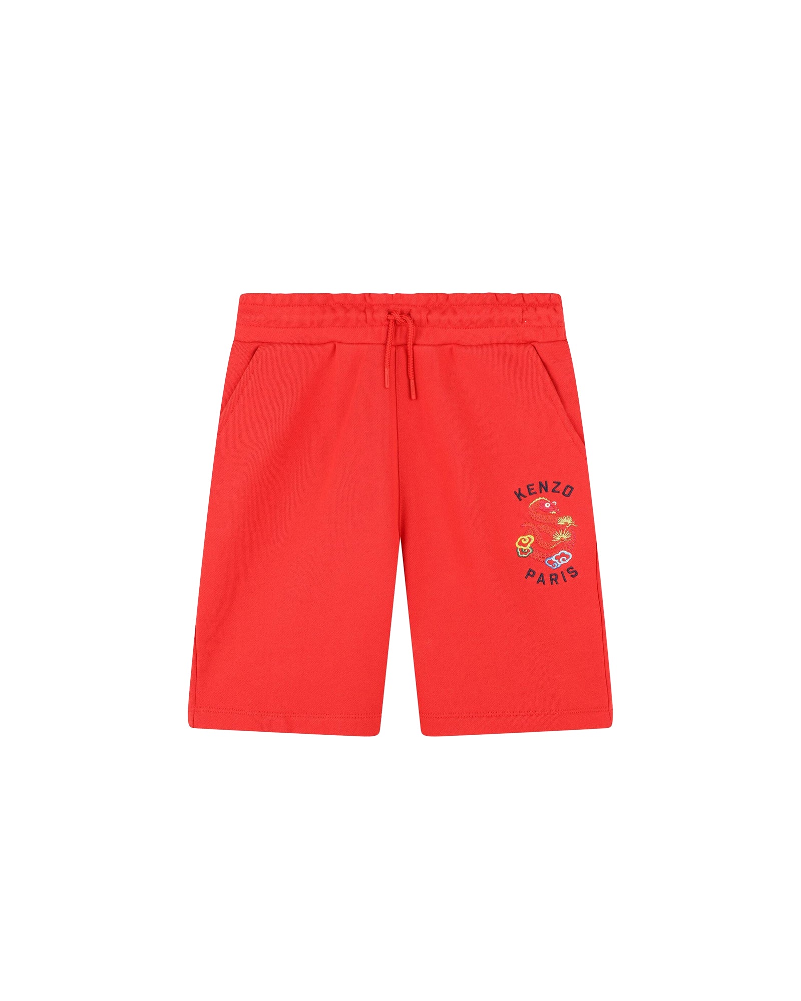 Bermuda avec logo en coton - Piment