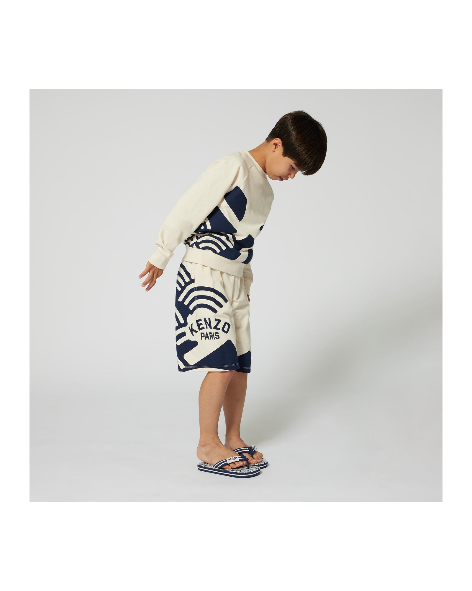 Bermuda en molleton léger - Pale Trench
