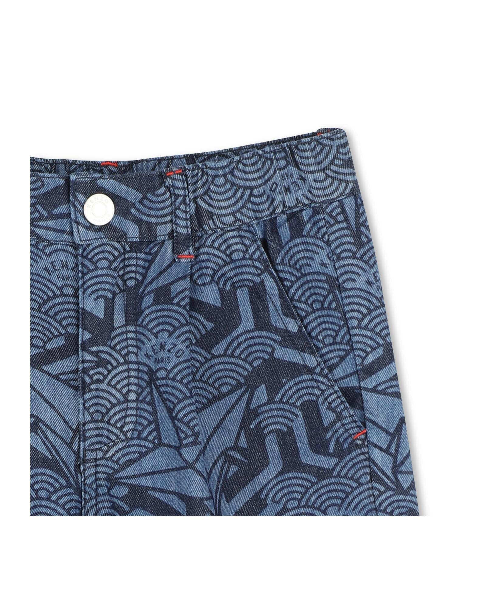 Bermuda en denim - Laser