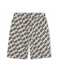 Fleece sweat shorts - Off White