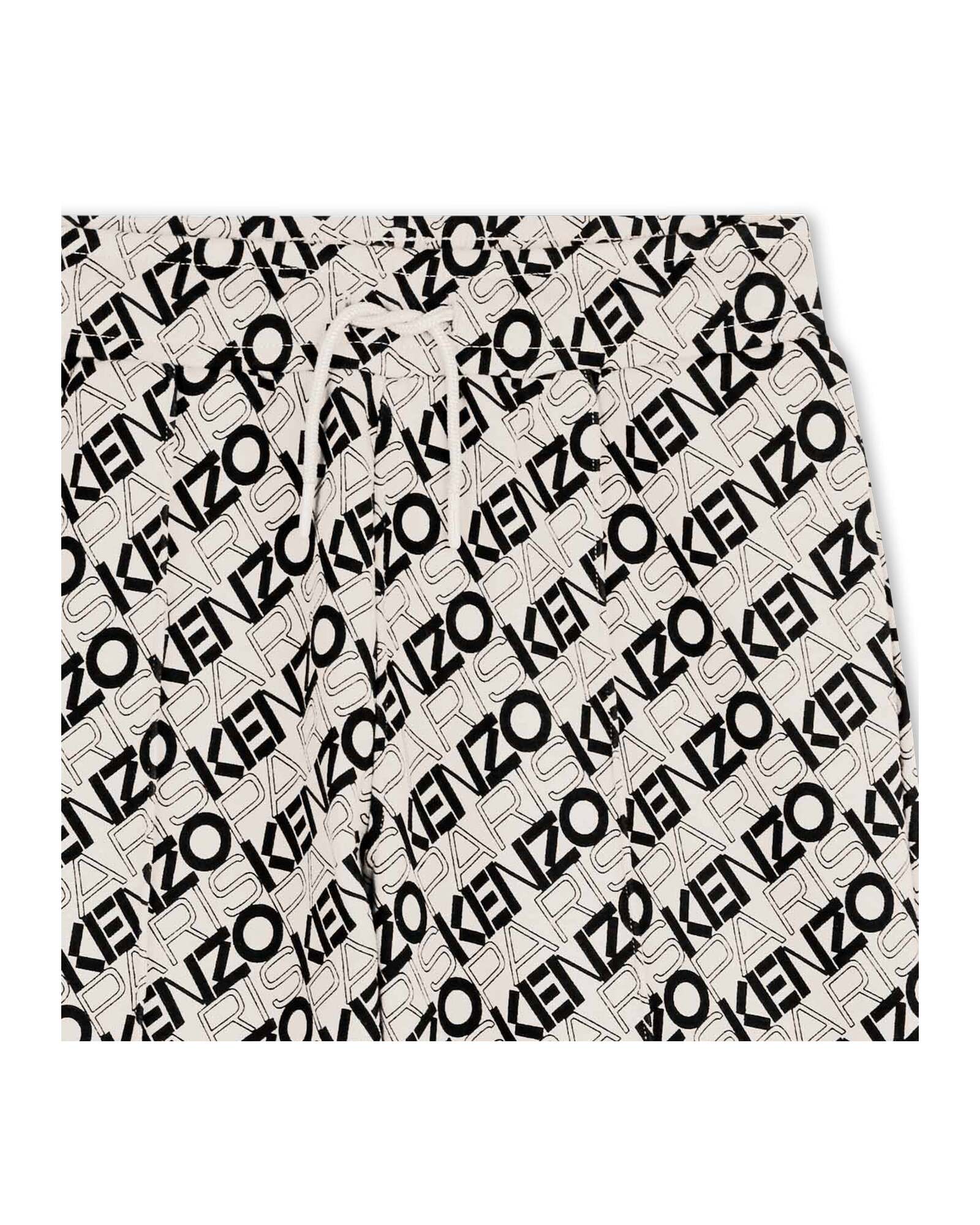 Fleece sweat shorts - Off White