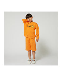 Bermuda de jogging en molleton - Orange