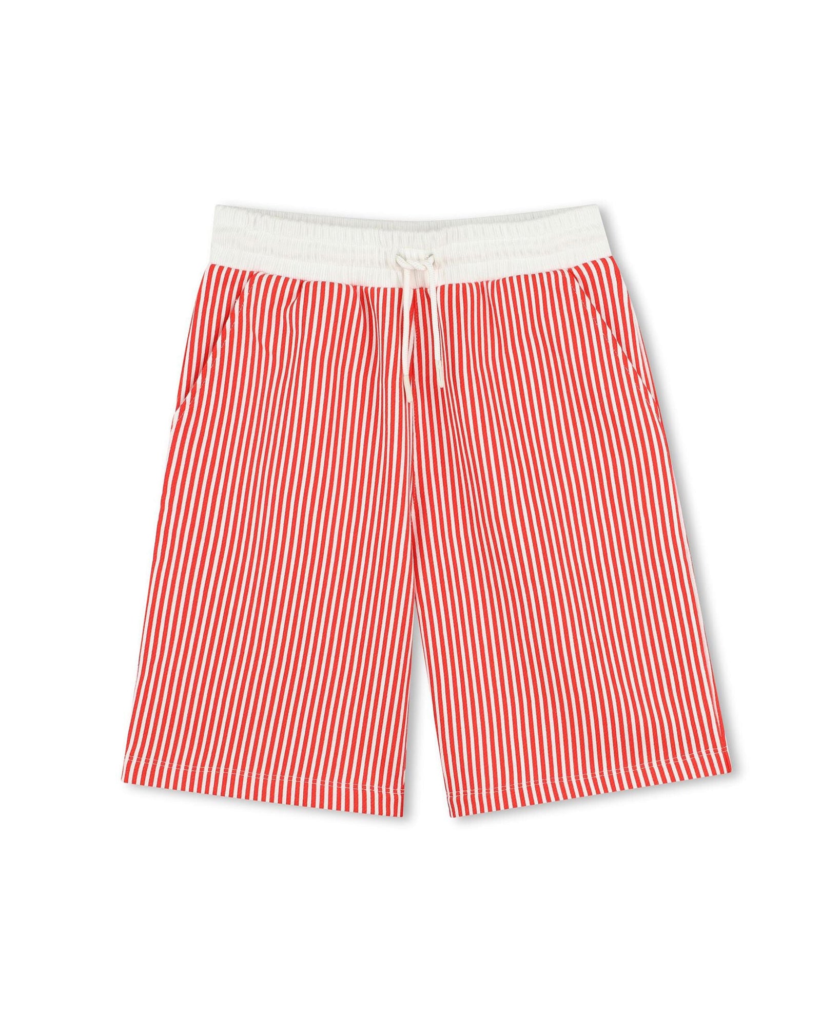 Bermuda en molleton - Rouge Vif