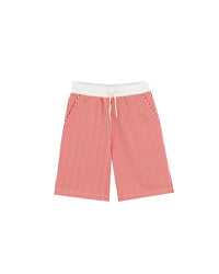 Fleece Bermuda shorts - Bright red