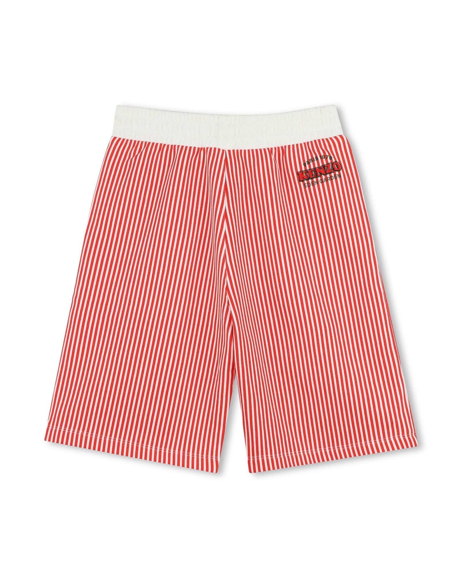 Bermuda en molleton - Rouge Vif