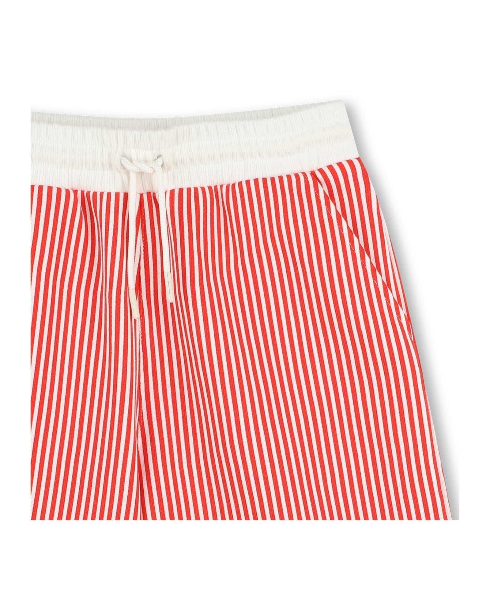 Fleece Bermuda shorts - Bright red