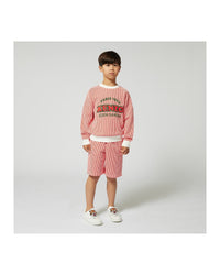 Fleece Bermuda shorts - Bright red